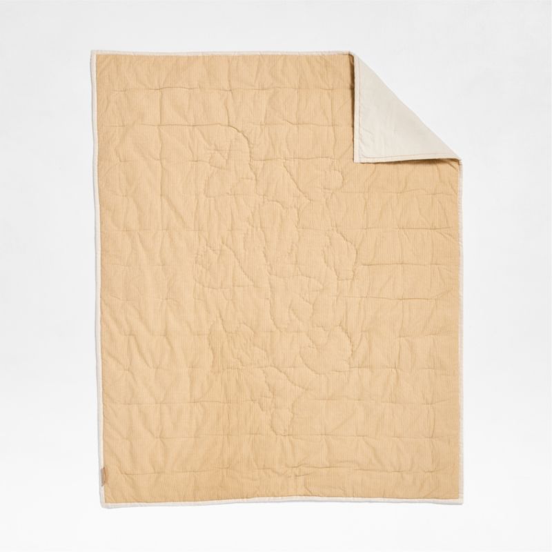 Couverture de berceau en coton biologique Baby Birdie Blossoms