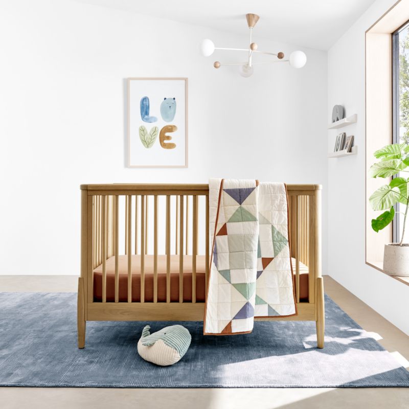 Plafonnier Kids Quinn en métal et bois