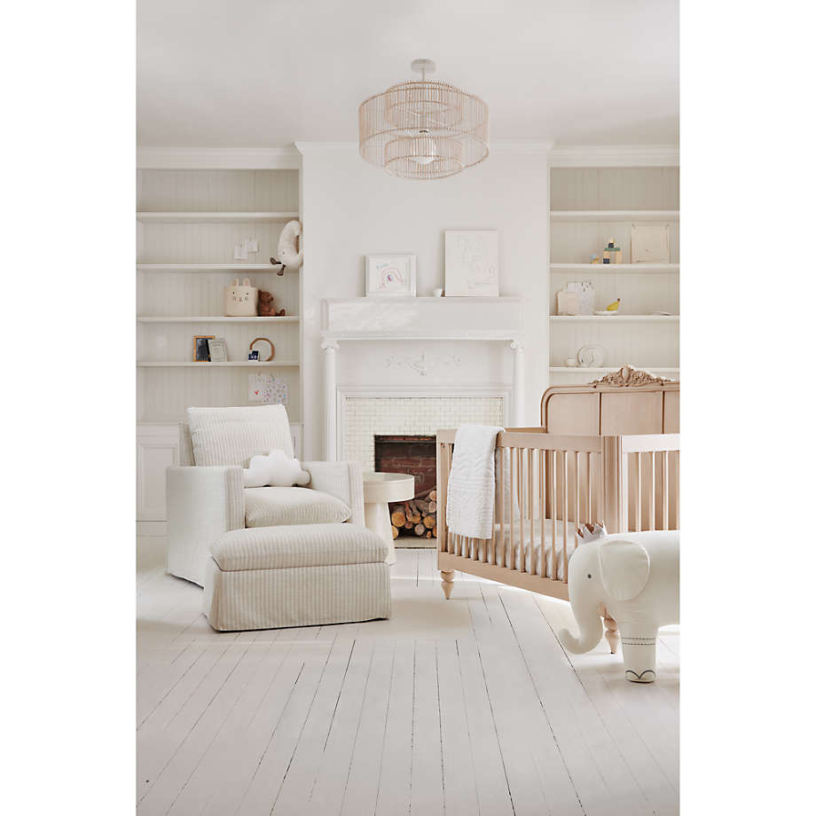 Fauteuil berçant à rayures Baby Ever avec housse amovible