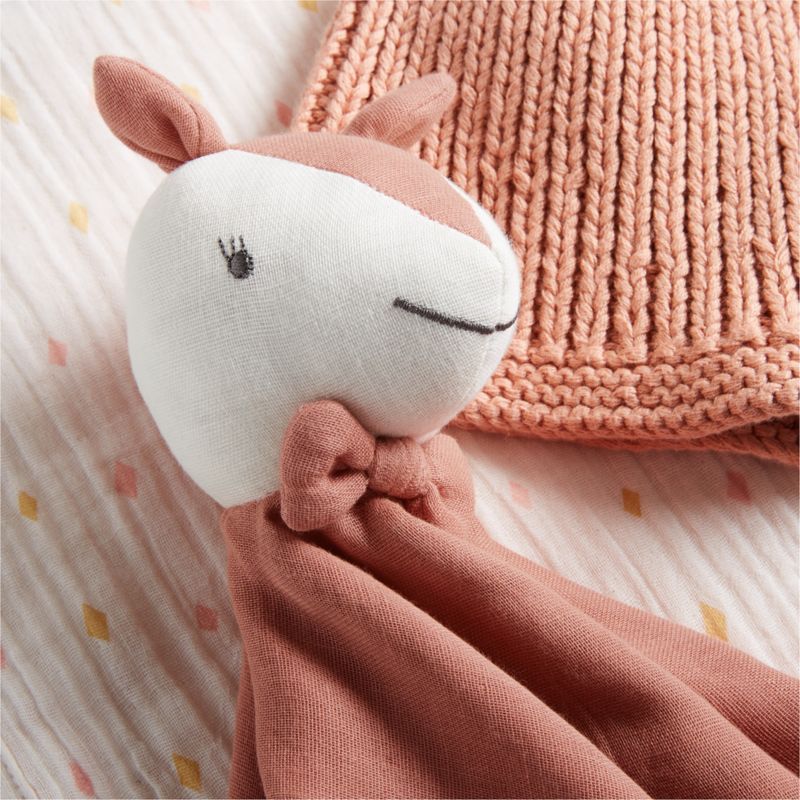 Coffret cadeau de 4 pièces de langes bio pour bébé Fawn