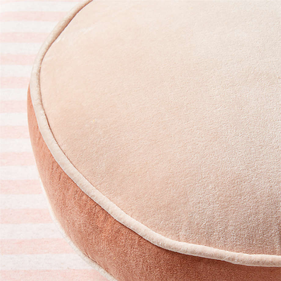 Coussin rond en velours Harriet pour enfants