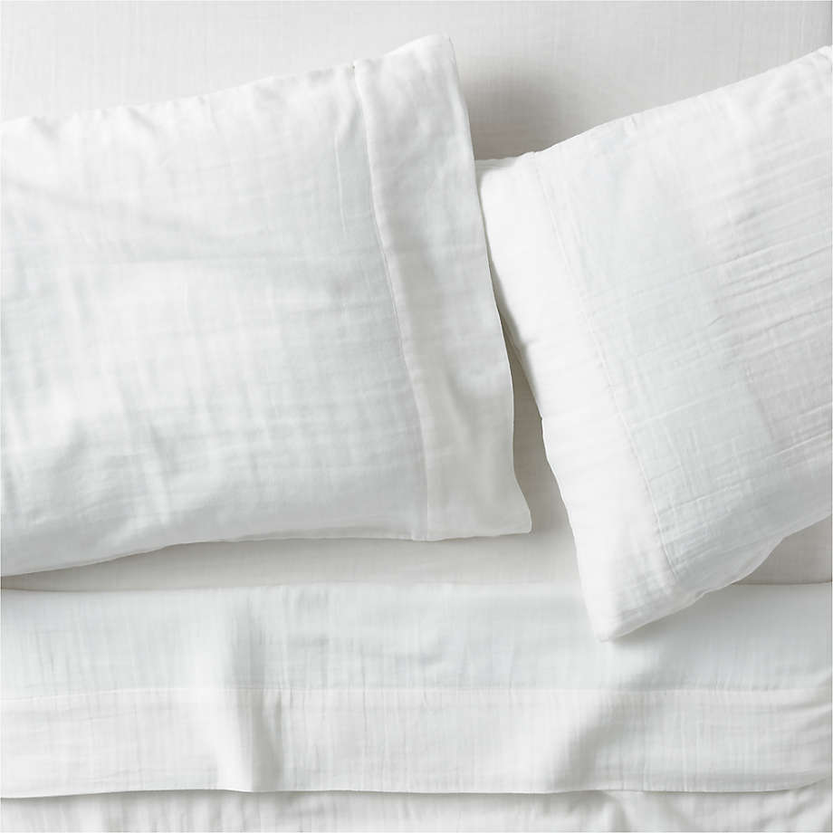 Ensemble de draps en gaze de coton biologique ultra-doux pour enfants