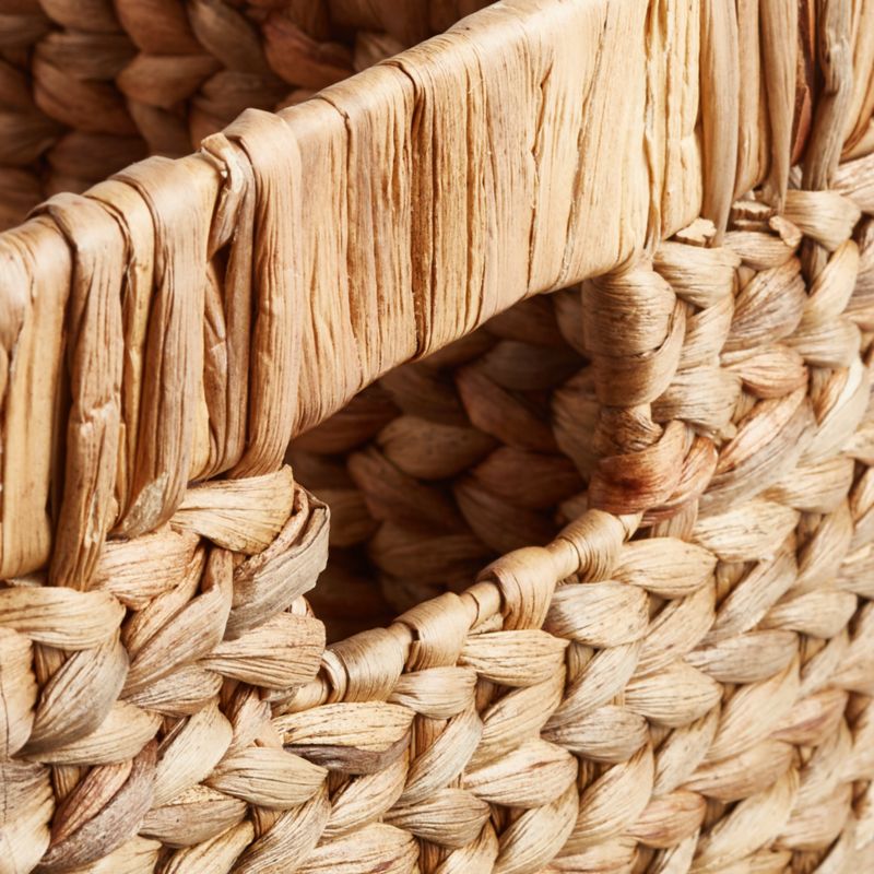 Panier à langer en osier pour enfants avec poignées