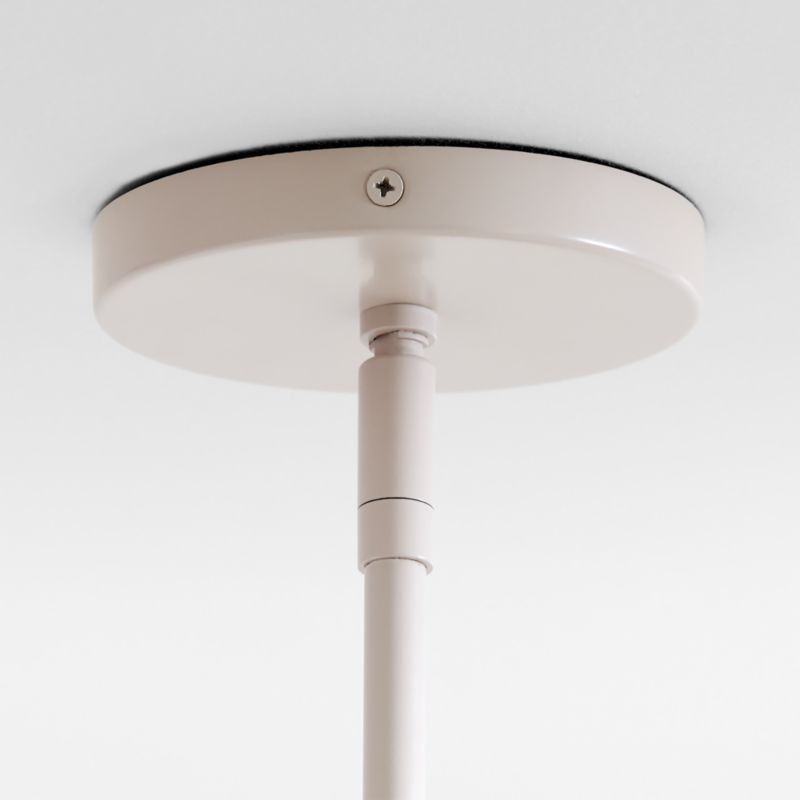 Plafonnier semi-encastré Kids Zuri Stripe en papier mâché