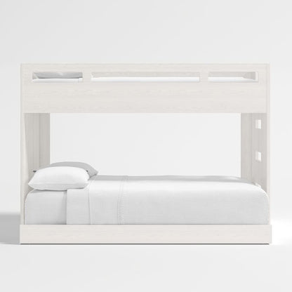 Lit en bois pour enfants avec échelle à gauche