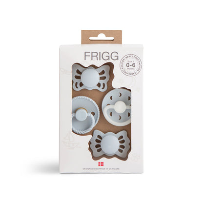 Sucettes Baby Mushie Frigg Première Sucette Moonlight Sailing (Lot de 4)