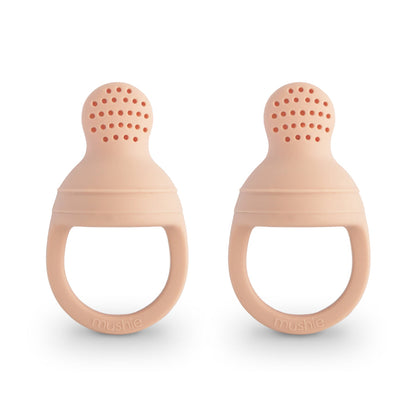 Lot de 2 distributeurs d'aliments frais en silicone Baby Mushie