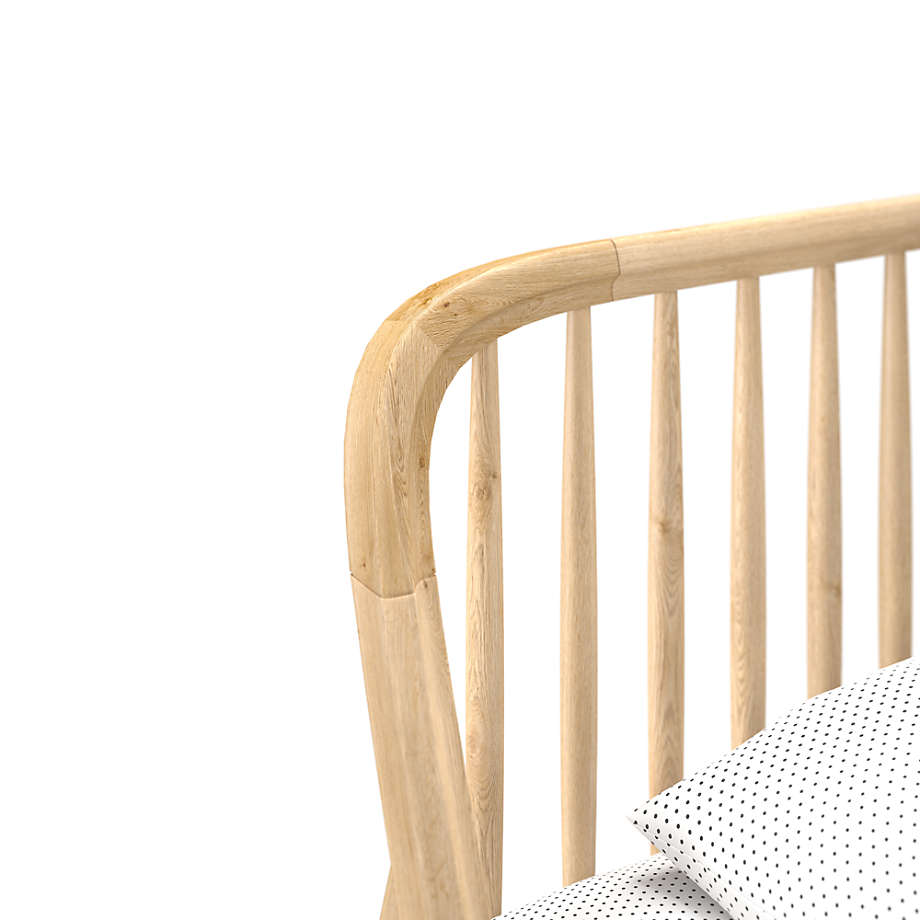 Corps d'enfant, fuseau en bois de chêne 