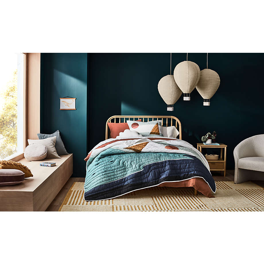 Table de chevet Kids Bodie en chêne naturel avec tiroir 