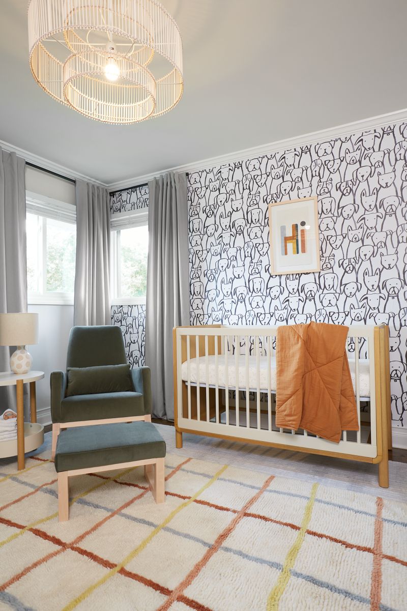 Plafonnier cage à oiseaux pour enfants en bambou et rotin