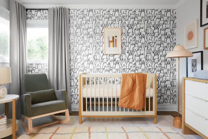 Lampadaire pour enfants Eloise en bois et métal