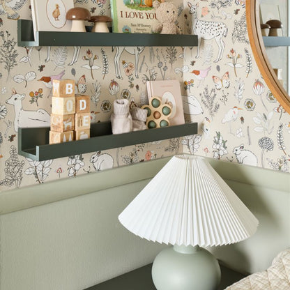 Lampe de table enfant en céramique cannelée Flo