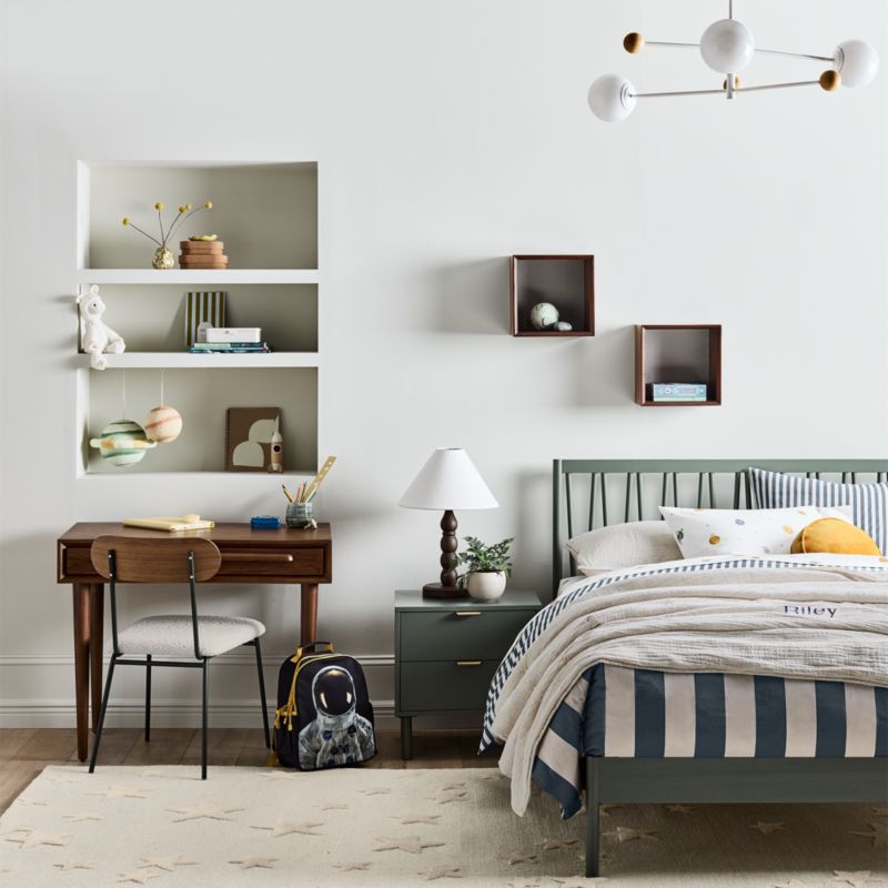 Plafonnier Kids Quinn en métal et bois