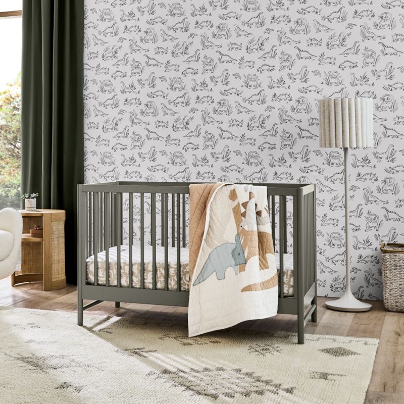 Lampadaire en lin plissé Emme pour enfants