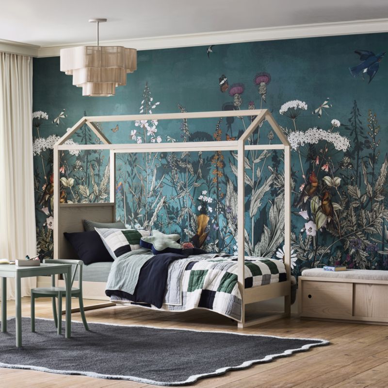 Lit tente en bois de frêne Gemini pour enfants