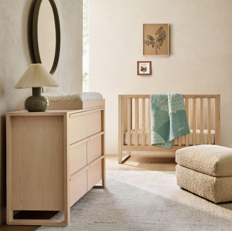 Commode large à 6 tiroirs en bois Gemini pour enfants