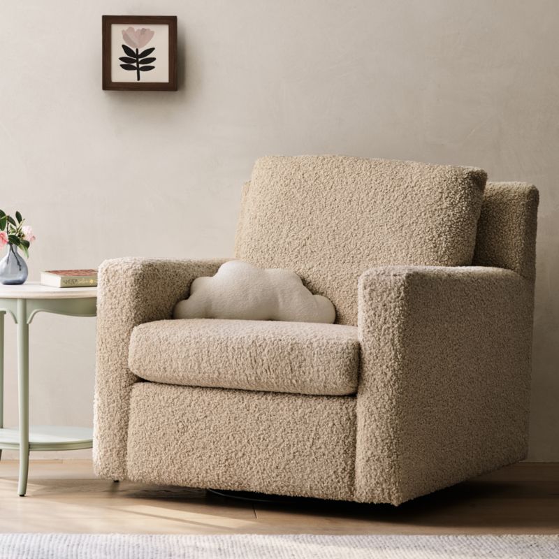 Fauteuil à bascule pivotant pour chambre d'enfant Baby Murray Sherpa