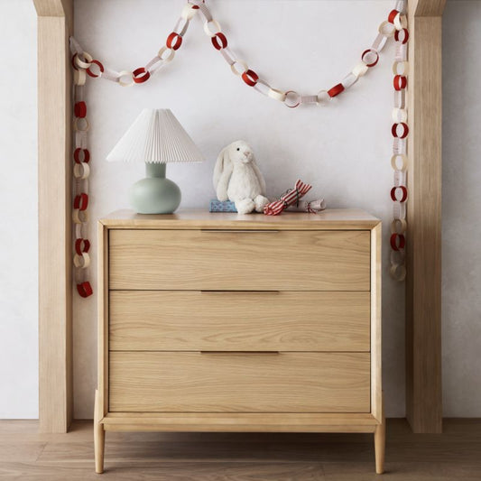 Commode étroite à 3 tiroirs Kids Bodie Wood