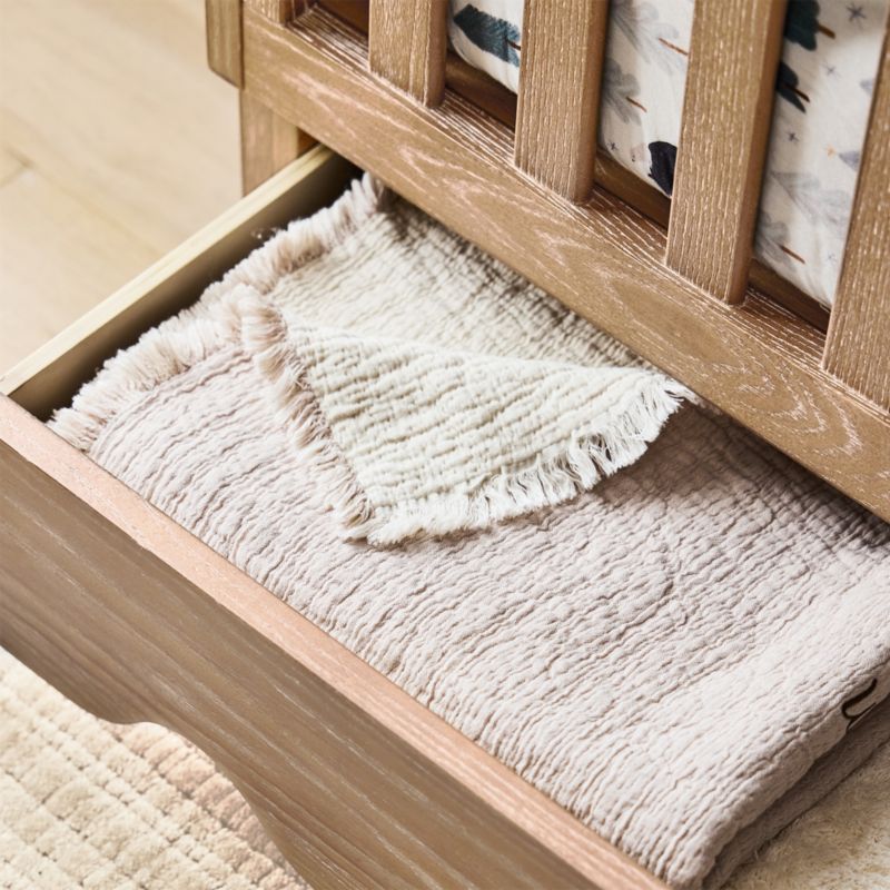 Lit bébé convertible en bois Baby Ellis avec rangement