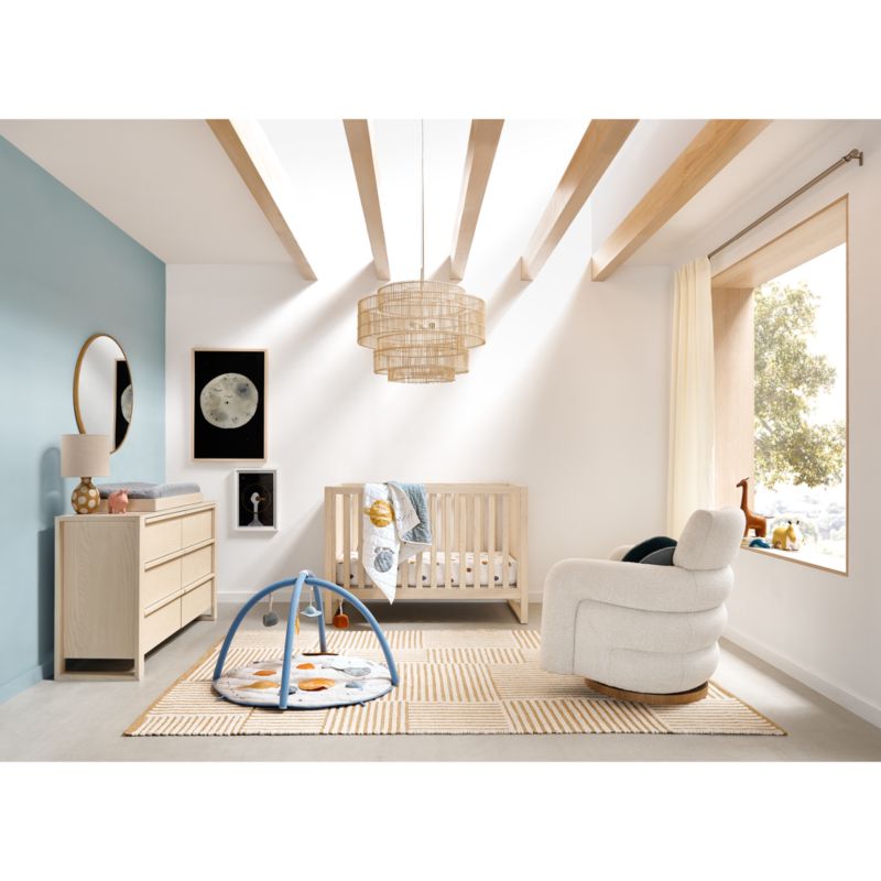 Commode large à 6 tiroirs en bois Gemini pour enfants