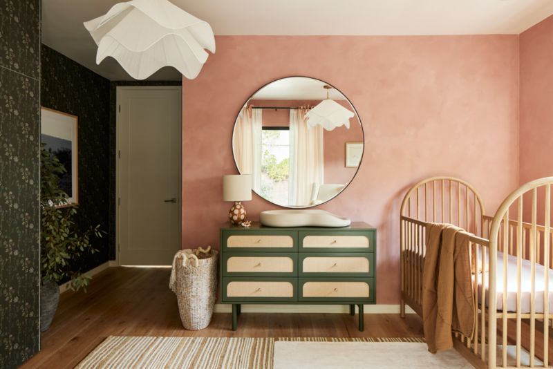 Panier de sol en osier tressé pour enfants