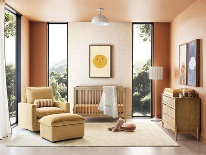 Fauteuil à bascule pivotant Baby Harbour Flange pour chambre d'enfant