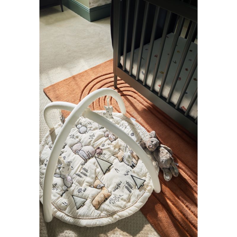 Tapis d'éveil animaux de la forêt pour bébés