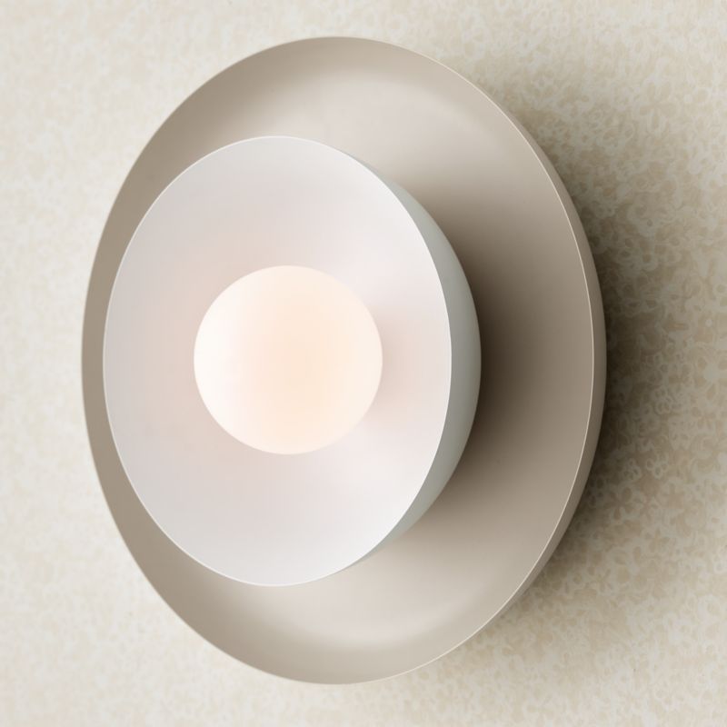 Plafonnier encastré Kids Nello en métal en forme de soucoupe