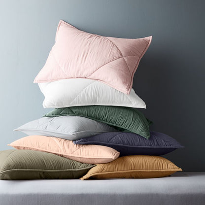 Taie d'oreiller en gaze de coton matelassée ultra-douce pour enfants