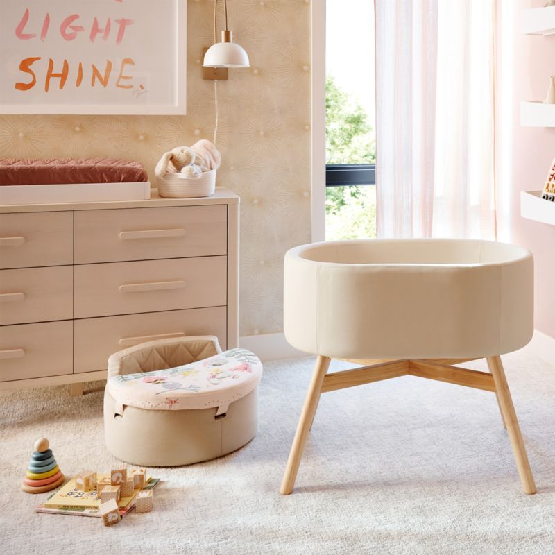 Chaise d'activités pour bébé jardin fleuri