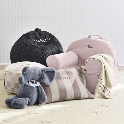 Tapis en laine moderne à étoiles pour enfants