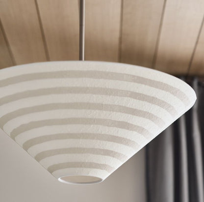 Plafonnier semi-encastré Kids Zuri Stripe en papier mâché