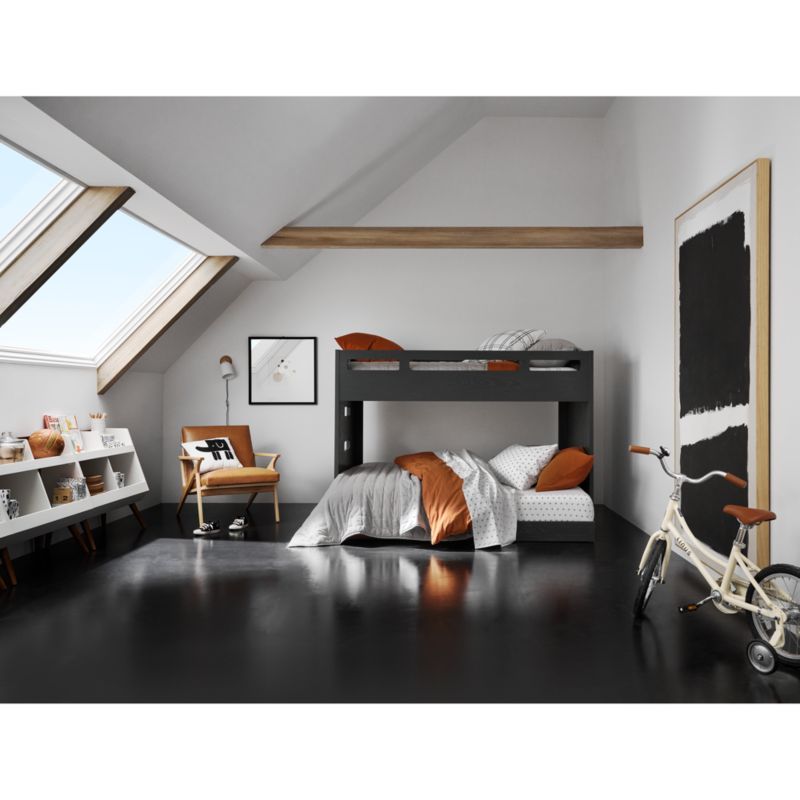 Ensemble de draps en coton biologique teint en fil pour enfants Stax