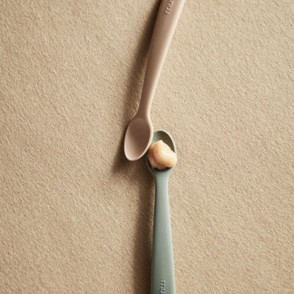 Cuillères en silicone Baby Mushie (lot de 2)