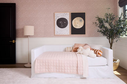 Lampadaire en lin plissé Emme pour enfants