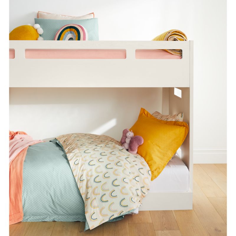 Coussin décoratif arc-en-ciel moderne pour enfants