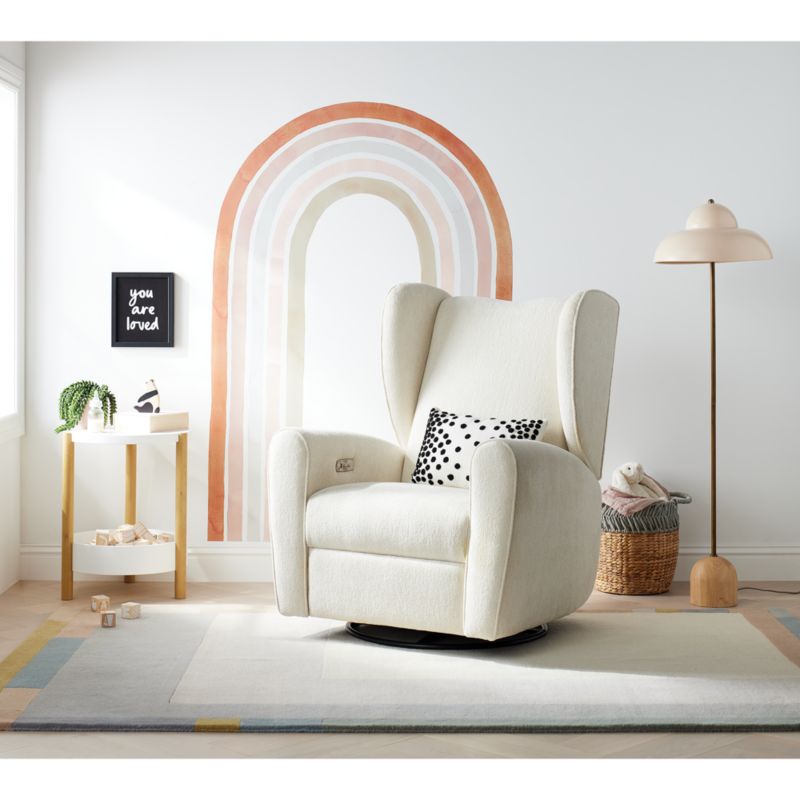 Lampadaire pour enfants Eloise en bois et métal