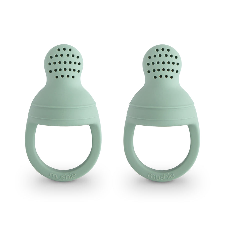Lot de 2 distributeurs d'aliments frais en silicone Baby Mushie