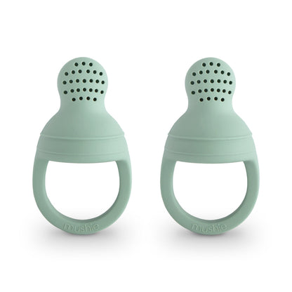 Lot de 2 distributeurs d'aliments frais en silicone Baby Mushie
