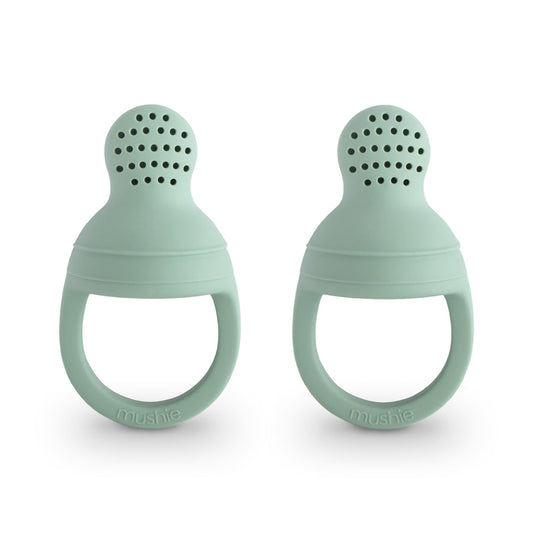 Lot de 2 distributeurs d'aliments frais en silicone Baby Mushie