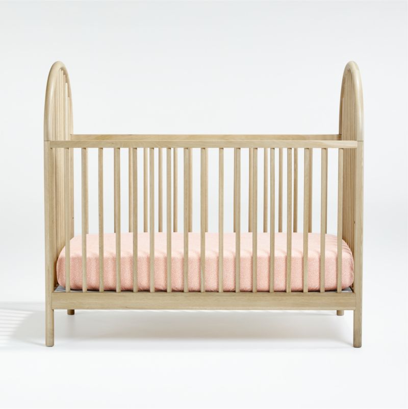 Lit bébé convertible en bois à fuseaux Baby Canyon avec barrière de lit pour tout-petit