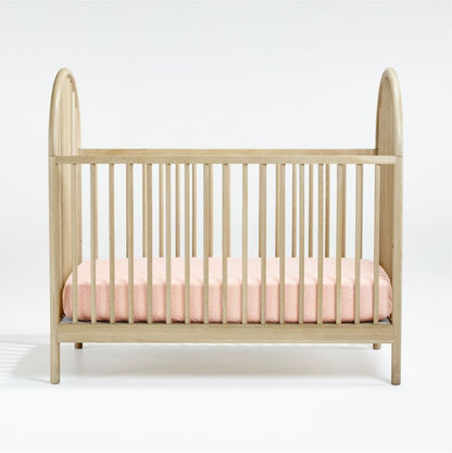 Lit bébé convertible en bois à fuseaux Baby Canyon avec barrière de lit pour tout-petit