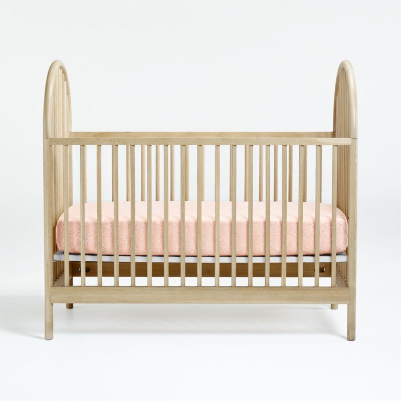 Lit bébé convertible en bois à fuseaux Baby Canyon avec barrière de lit pour tout-petit