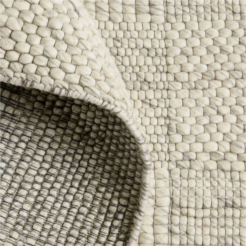 Tapis de performance en laine et polyester à gros carrés pour enfants