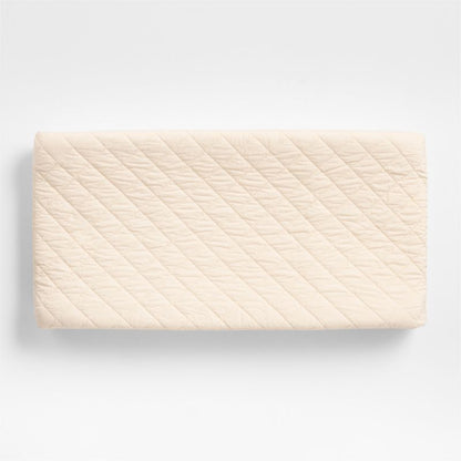 Housse de matelas à langer Baby Cozy Cloud en coton biologique lavé