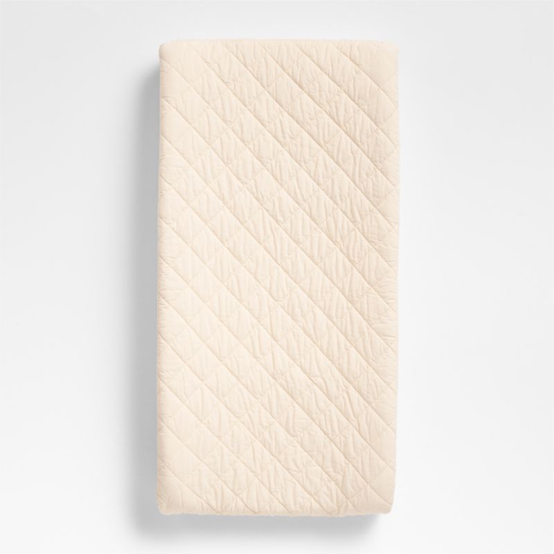 Housse de matelas à langer Baby Cozy Cloud en coton biologique lavé