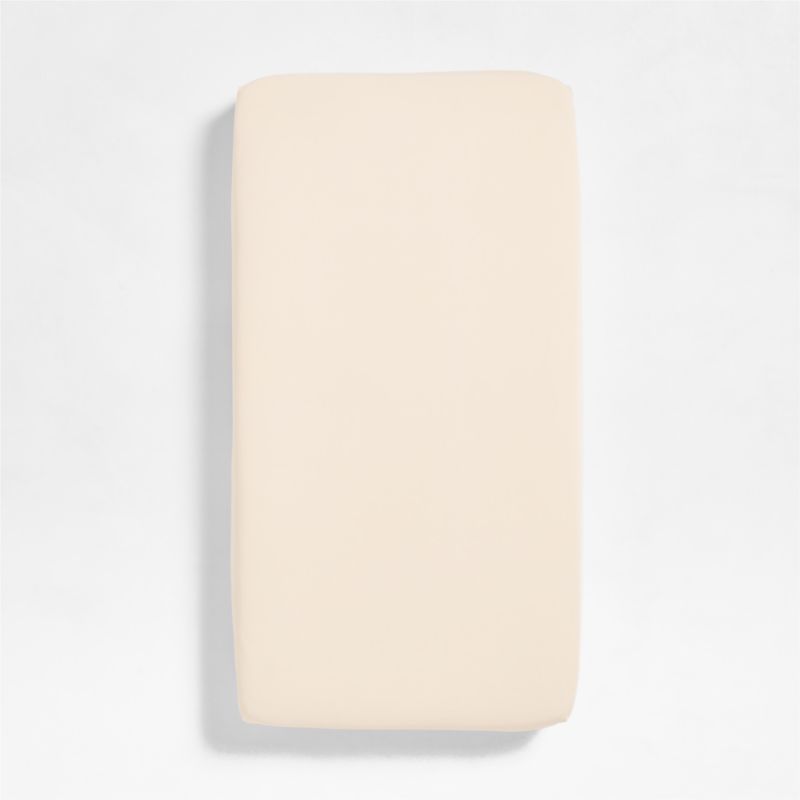 Drap-housse pour berceau Baby Cozy en coton biologique lavé nuageux