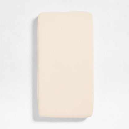 Drap-housse pour berceau Baby Cozy en coton biologique lavé nuageux