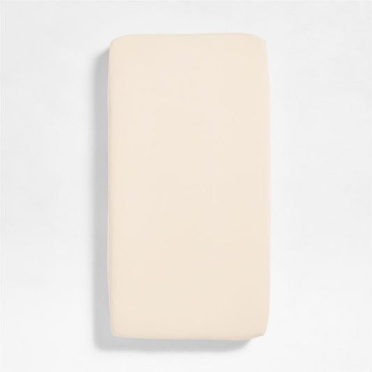 Drap-housse pour berceau Baby Cozy en coton biologique lavé nuageux