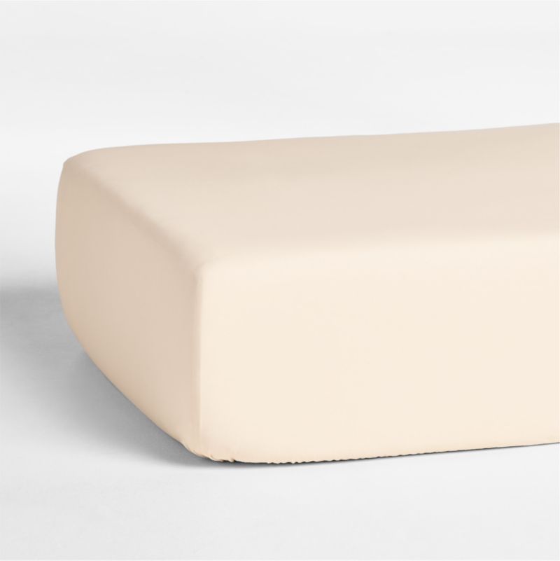 Drap-housse pour berceau Baby Cozy en coton biologique lavé nuageux